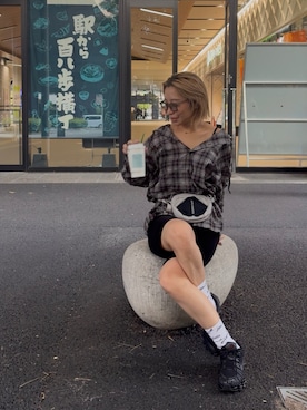 スズキダさん（レディース・160cm）の夏コーディネート