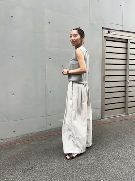 「URBANRESEARCH」｜スズキダさん（レディース・160cm）の夏コーディネート