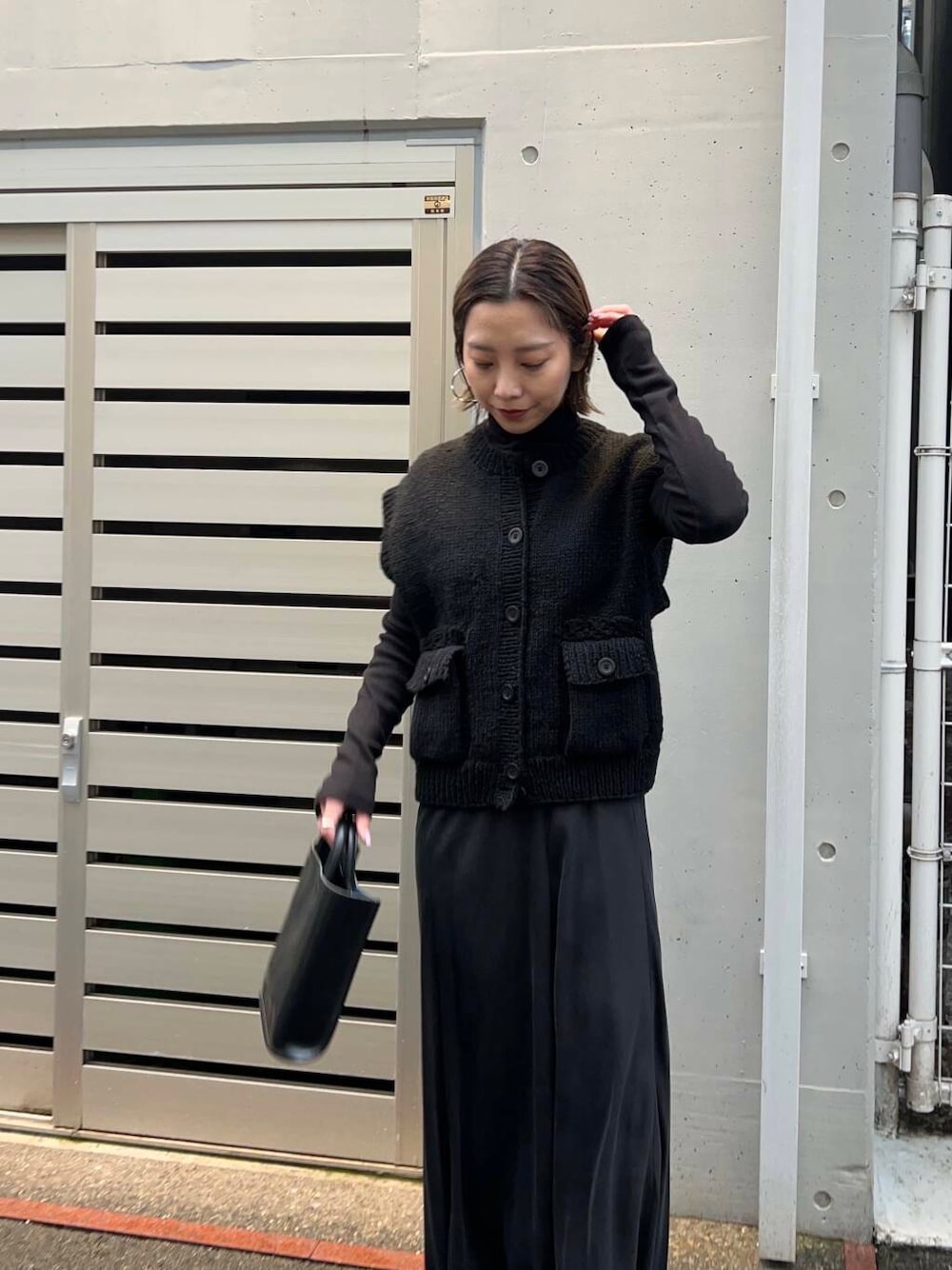 crinkle crinkle crinkleのベストを使った人気ファッション