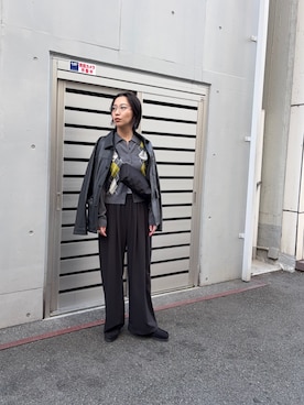 「アイテム（その他アウター）」を使った、スズキダさん（レディース・161cm・30代）の秋コーディネート