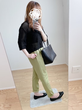 「ピスタチオ」｜「アイテム（PC・スマホグッズ/家電）」を使った、nanoさん（レディース・149cm）の春コーディネート