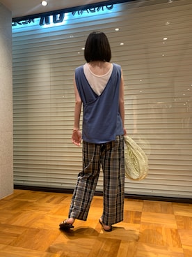 とやまさん（レディース・162cm）の夏コーディネート