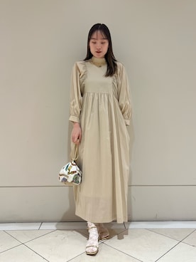 「LAPUIS（ラピュイ）のアイテム」を使った、とやまさん（レディース・162cm）の春コーディネート