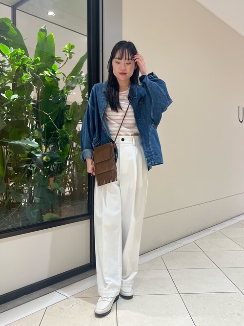 とやま(URBAN RESEARCH なんばCITY)|Leeのデニムジャケットを使ったコーディネート - WEAR