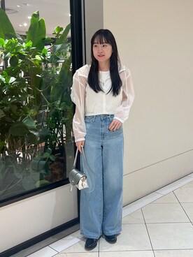 「AMOMENTO（アモーメント）のアイテム」を使った、とやまさん（レディース・162cm）の春コーディネート