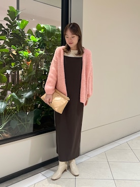 「TRICOTS JEAN MARC（トリコットジーンマルク）のアイテム」を使った、とやまさん（レディース・162cm）の秋コーディネート