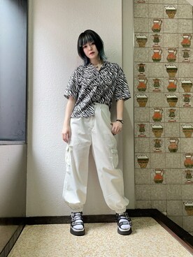 胡桃さん（レディース・164cm）の夏コーディネート