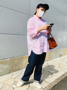 「genten（ゲンテン）のアイテム」を使った、Shinshin さん（レディース・162cm）の秋コーディネート