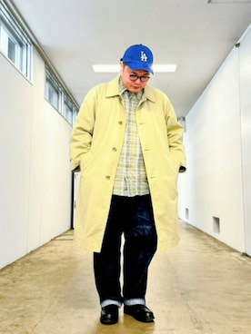 「BURBERRY（バーバリー）のアイテム」を使った、Shinshin さん（レディース・163cm）の冬コーディネート