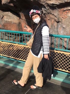 「サンダルソックス」｜Shinshin さん（レディース・163cm）の夏コーディネート