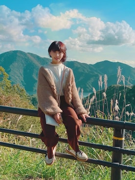「Java（ジャバ）のアイテム」を使った、プラストローさん（レディース・154cm）の秋コーディネート