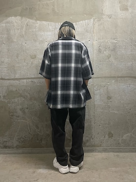 「AVIREX（アヴィレックス）のアイテム（シャツ/ブラウス）」を使った、nagipiiさん（レディース・163cm）の夏コーディネート