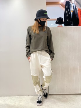 「AVIREX（アヴィレックス）のアイテム（その他）」を使った、nagipiiさん（レディース・163cm）の夏コーディネート