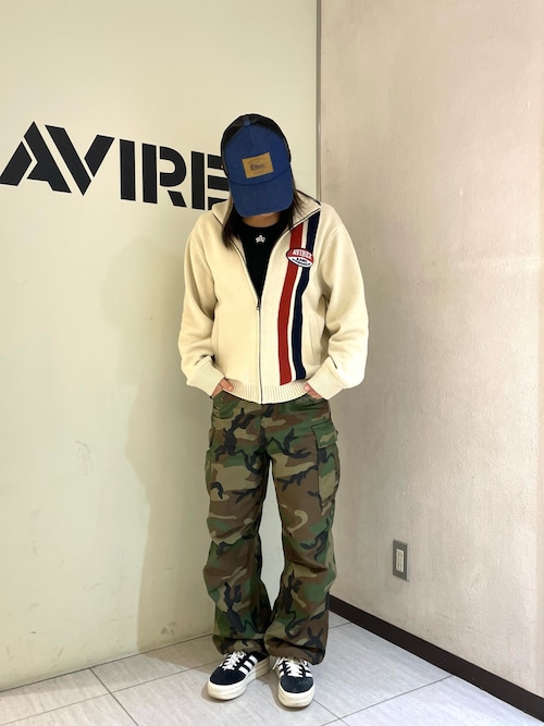 A.A.R.C》COTTON ZIP UP KNIT / コットン ジップアップ ニット
