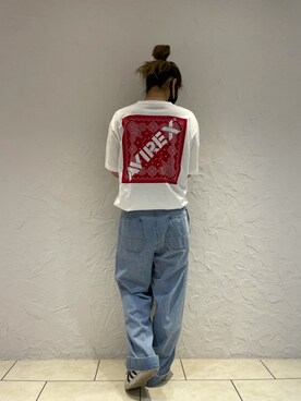 「AVIREX（アヴィレックス）のアイテム（その他）」を使った、nagipiiさん（レディース・163cm）の夏コーディネート