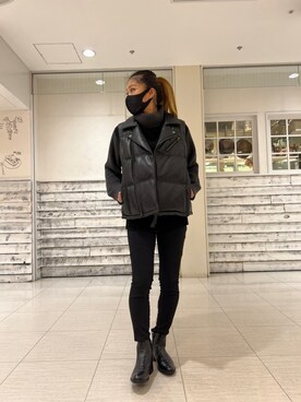 「AVIREX（アヴィレックス）のアイテム（その他）」を使った、nagipiiさん（レディース・163cm）の秋コーディネート