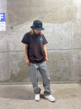 「アイテム（チノパンツ、その他）」を使った、nagipiiさん（レディース・163cm）の夏コーディネート