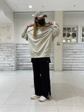 「AVIREX（アヴィレックス）のアイテム（その他）」を使った、nagipiiさん（レディース・163cm）の秋コーディネート