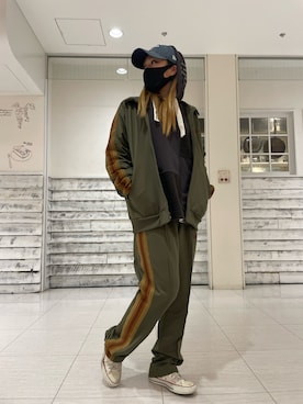 「AVIREX（アヴィレックス）のアイテム（その他）」を使った、nagipiiさん（レディース・163cm）の冬コーディネート