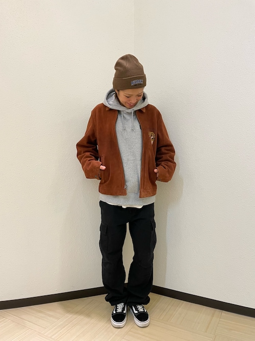美品 AVIREXスウェードレザーJKT 正規取扱店 AVIREX (アヴィレックス) 4250008 AGED SUEDE