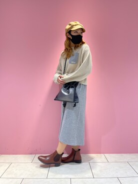 「AVIREX（アヴィレックス）のアイテム（その他）」を使った、nagipiiさん（レディース・163cm）の秋コーディネート