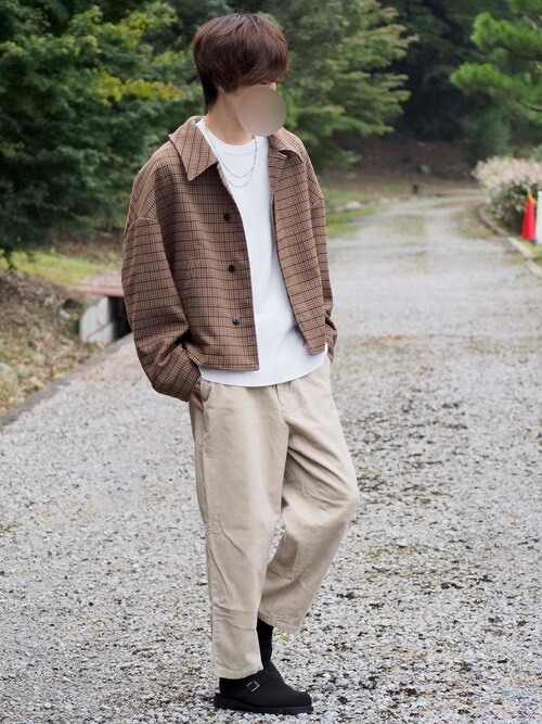 LIDNM（リドム）の「OVERSIZED CHECK OUTER（ブルゾン）」 - WEAR