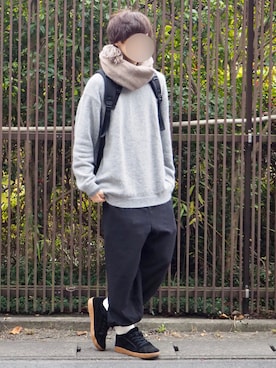 じいさん（メンズ・172cm）の秋コーディネート