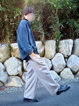 じいさん（メンズ・172cm）の春コーディネート