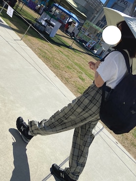 「ニューバランス990v5」｜光さん（レディース・164cm）の夏コーディネート