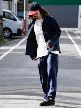 「YSTRDY's TMRRW（イエスタデイズトゥモロー）のアイテム（パンツ）」を使った、takさん（メンズ・176cm）の秋コーディネート