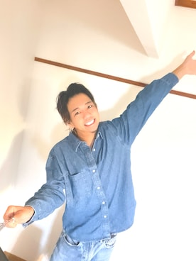 「アイテム（スリッポン）」を使った、きとぅさん（メンズ・173cm）の秋コーディネート