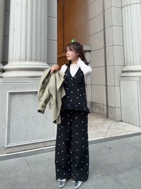 「mystic（ミスティック）のアイテム（シューズ）」を使った、miyauchi kanaさん（レディース・147cm）の春コーディネート