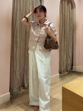 「mystic（ミスティック）のアイテム（アクセサリー）」を使った、miyauchi kanaさん（レディース・147cm）の夏コーディネート