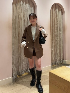 miyauchi kanaさん（レディース・147cm）の秋コーディネート