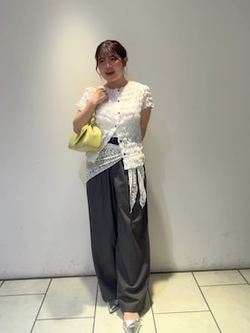 「mystic（ミスティック）のアイテム（シューズ）」を使った、miyauchi kanaさん（レディース・147cm）の春コーディネート