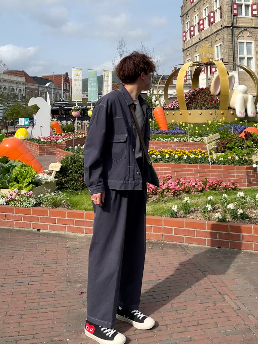 UNIQLO（ユニクロ）の「オーバーサイズハーフスリーブTシャツ