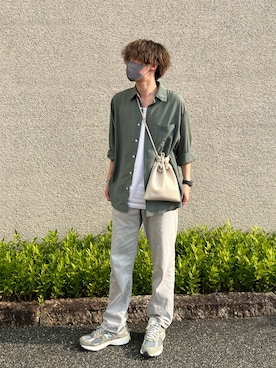 「Lui's（ルイス）のアイテム（アクセサリー）」を使った、RYOさん（メンズ・175cm）の秋コーディネート