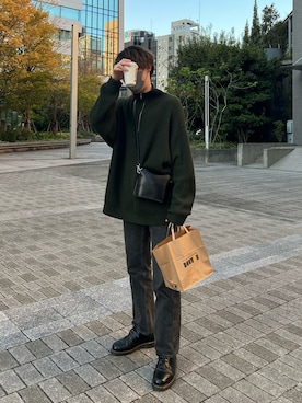 「Lui's（ルイス）のアイテム（アクセサリー）」を使った、RYOさん（メンズ・175cm）の秋コーディネート