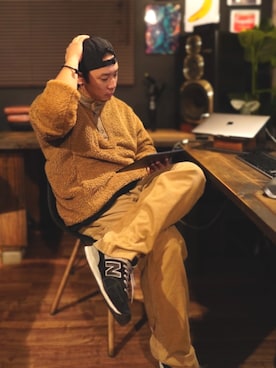 「アイテム（その他トップス）」を使った、ShoheiBieberさん（メンズ・170cm・20代）の冬コーディネート