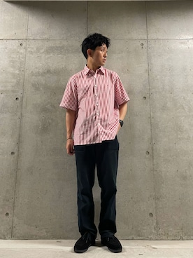 「MACKINTOSH PHILOSOPHY（ﾏｯｷﾝﾄｯｼｭ ﾌｨﾛｿﾌｨｰ）のアイテム」を使った、maron🌰さん（メンズ・169cm）の夏コーディネート