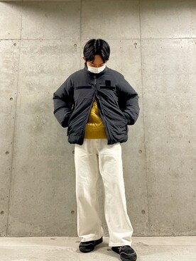 「BAYFLOW（ベイフロー）のアイテム（ジャケット/アウター）」を使った、maron🌰さん（メンズ・169cm）の冬コーディネート