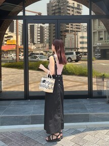 ザリラクス　ジャンパースカート　エプロンドレス 1LDK THE RERACS ザリラクス エプロンドレス ジャンパースカート