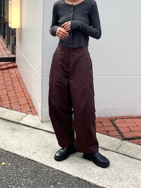 「CANAL JEAN（キャナルジーン）のアイテム（その他パンツ）」を使った、ANNAさん（レディース・158cm）の秋コーディネート