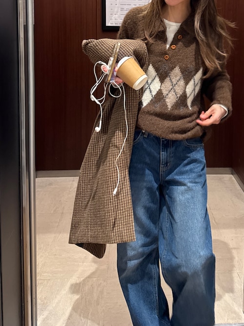 El mar　アーガイルポロニット