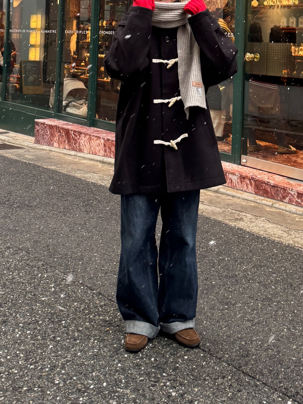 CANAL JEANのダッフルコートを使った人気ファッションコーディネート