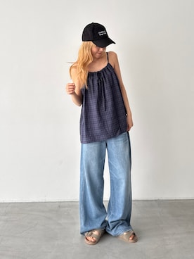 ANNAさん(レディース・158cm)の夏コーディネート