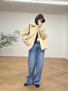 CANAL JEAN（キャナルジーン）の「OUVIR SKEWデニムパンツ（デニム