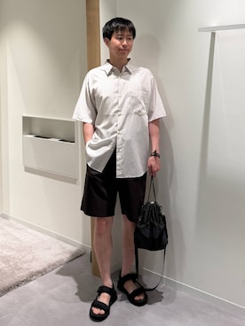 「GLOBAL WORK（グローバルワーク）のアイテム」を使った、きむさん（メンズ・168cm）の夏コーディネート