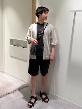 「GLOBAL WORK（グローバルワーク）のアイテム」を使った、きむさん（メンズ・168cm）の夏コーディネート