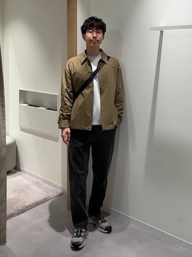「アイテム（ミリタリージャケット）」を使った、きむさん（メンズ・168cm）の秋コーディネート